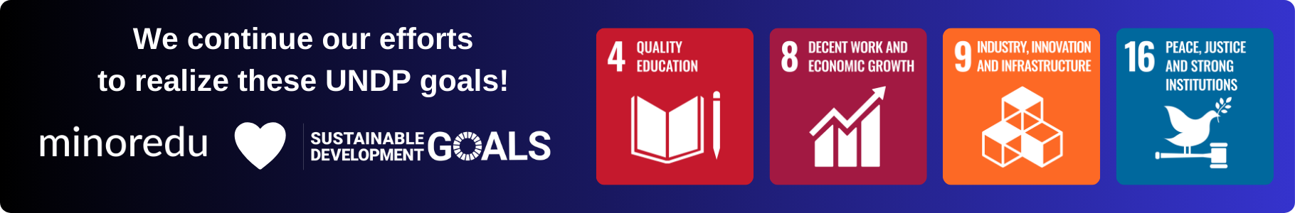 Minoredu UNDP | United Nations Development Programme Goals